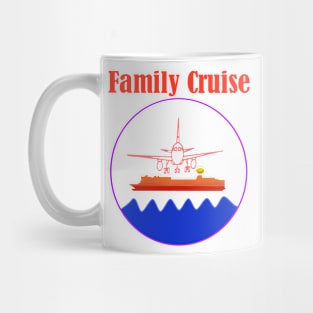 Beach Family Cruise Summer Vacation Mug